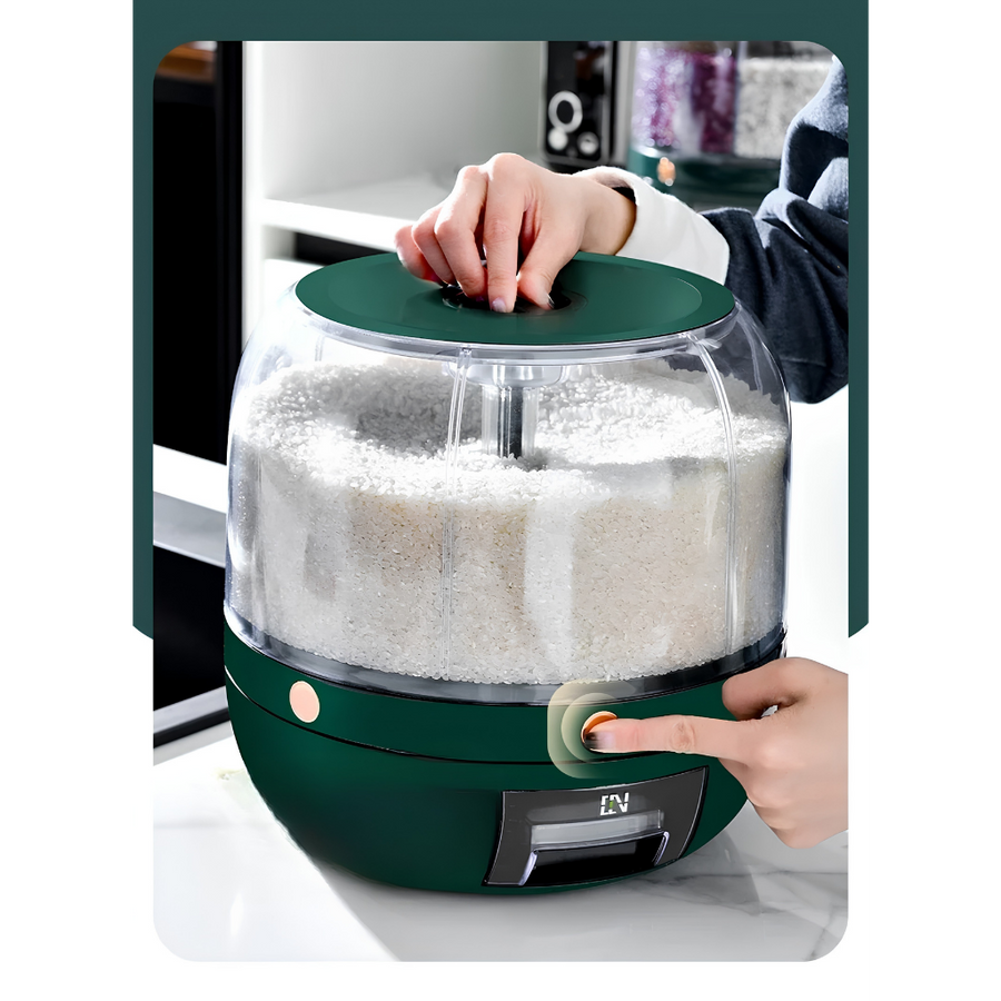 Dispensador Giratorio 360° para Cereales y Granos