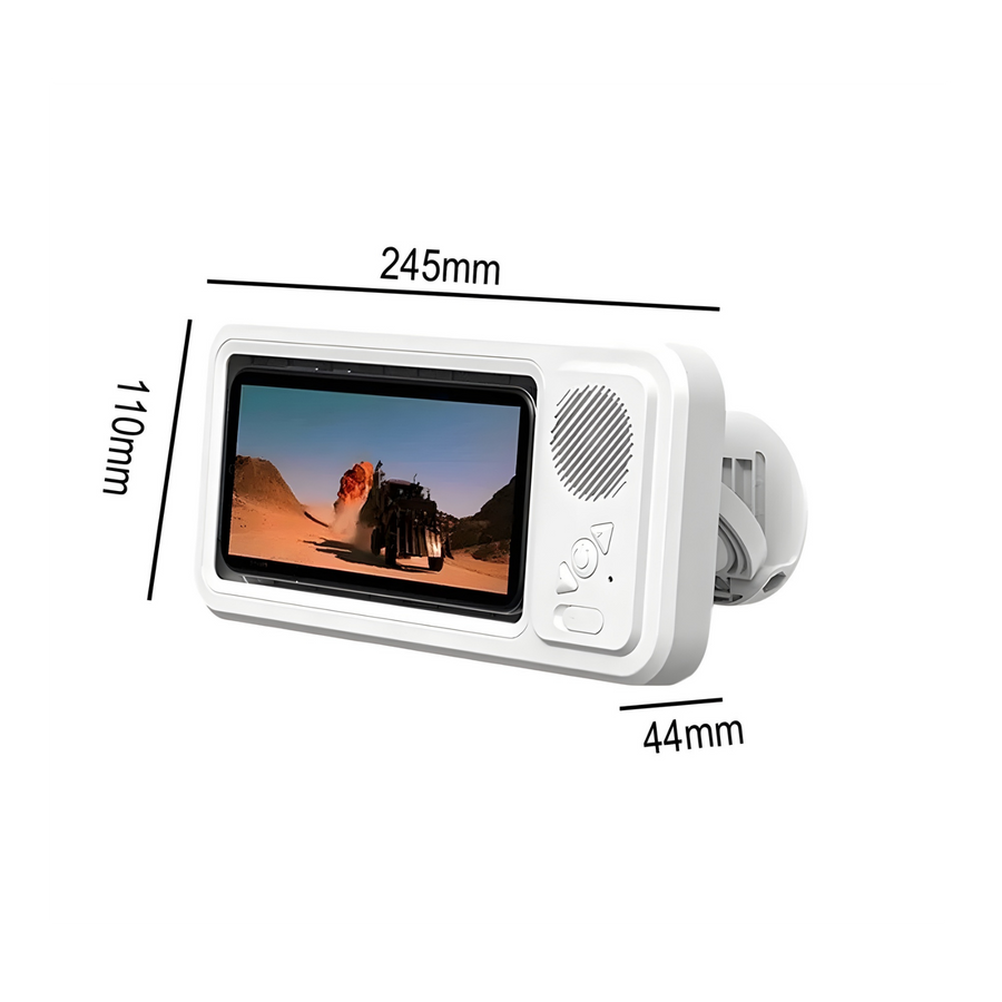 Protector de Celular con Altavoz Bluetooth y Pantalla Táctil