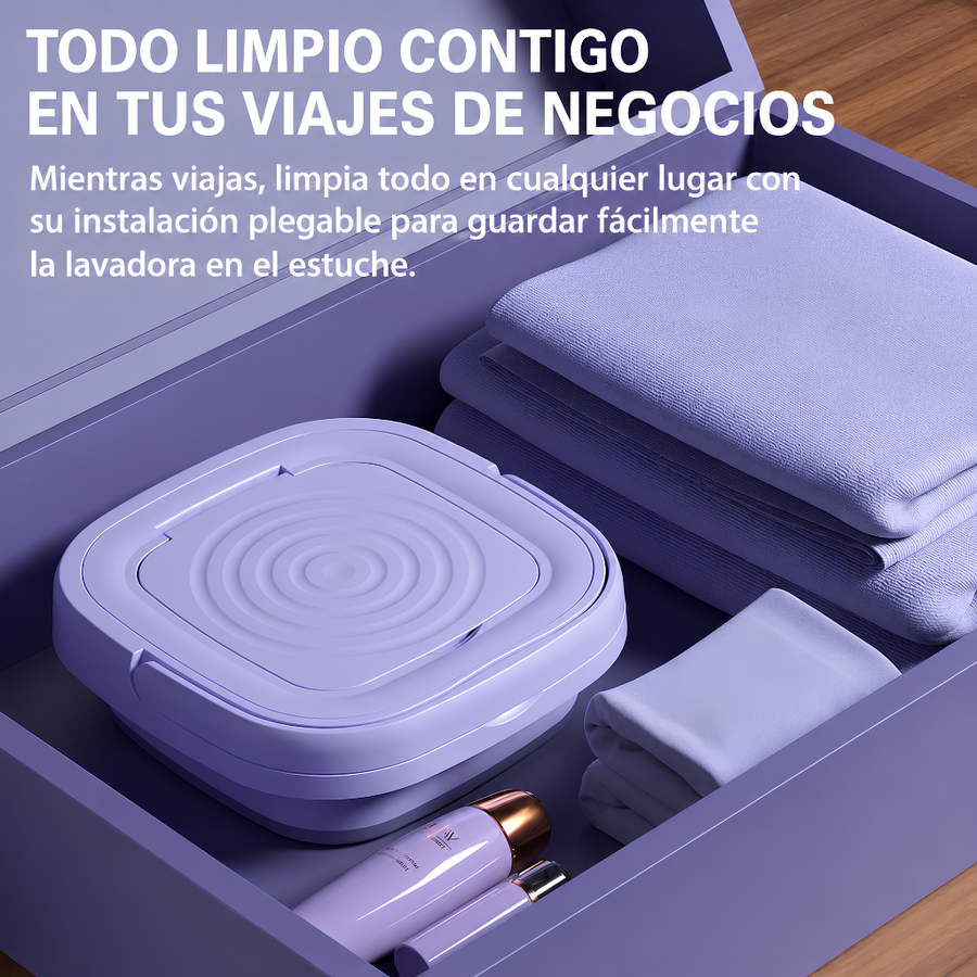 Mini Lavadora Portátil Plegable