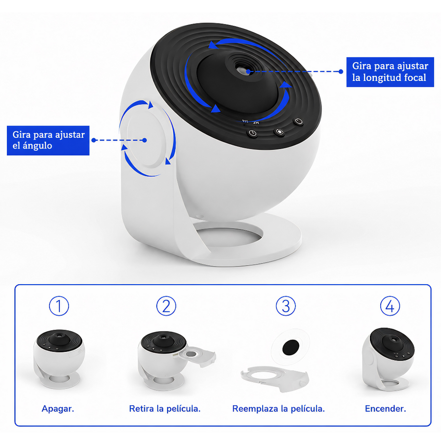 Proyector de Galaxia 360°