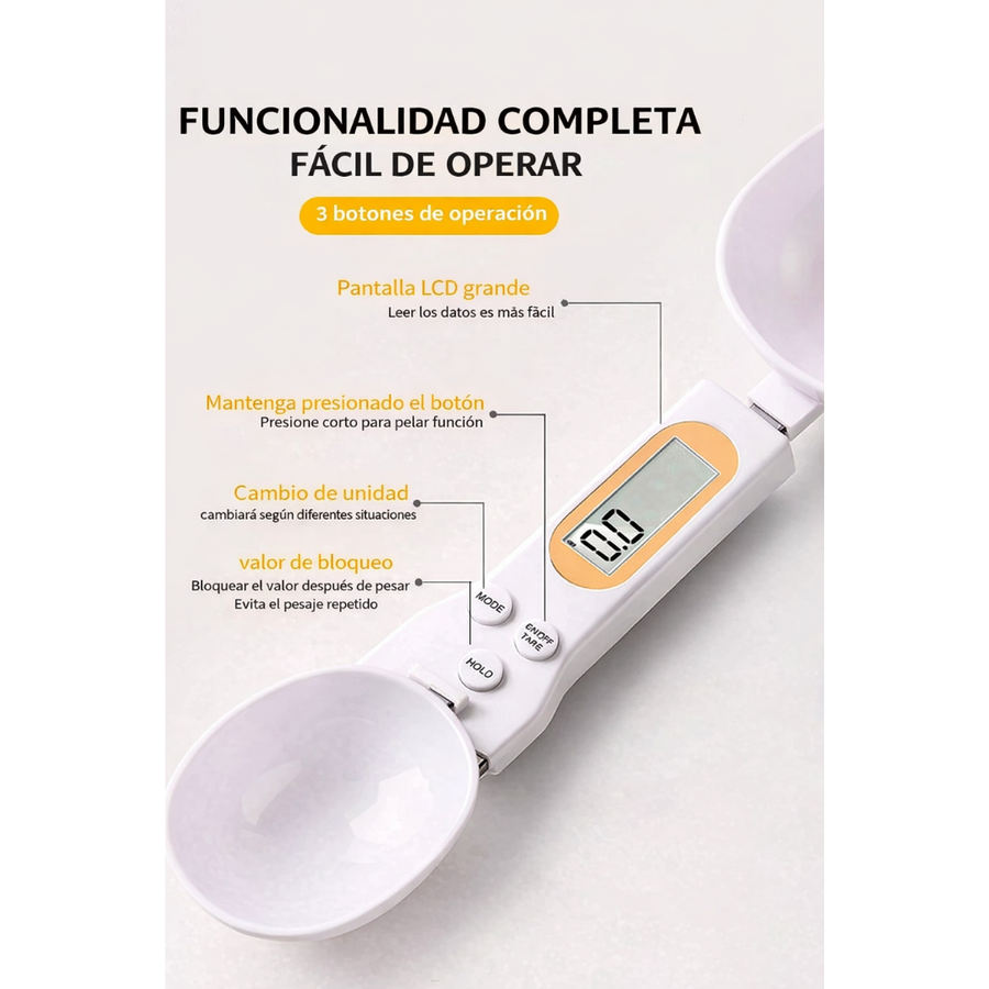 Cuchara Medidora con Pantalla LCD