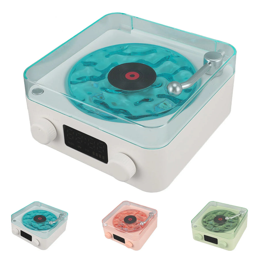 Parlante Retro con Bluetooth y Luces RGB