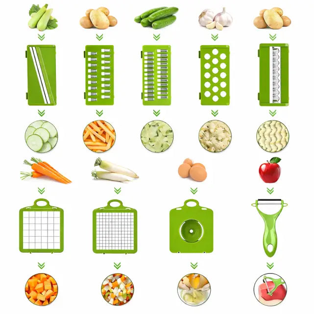 Picador de Verduras 12 en 1