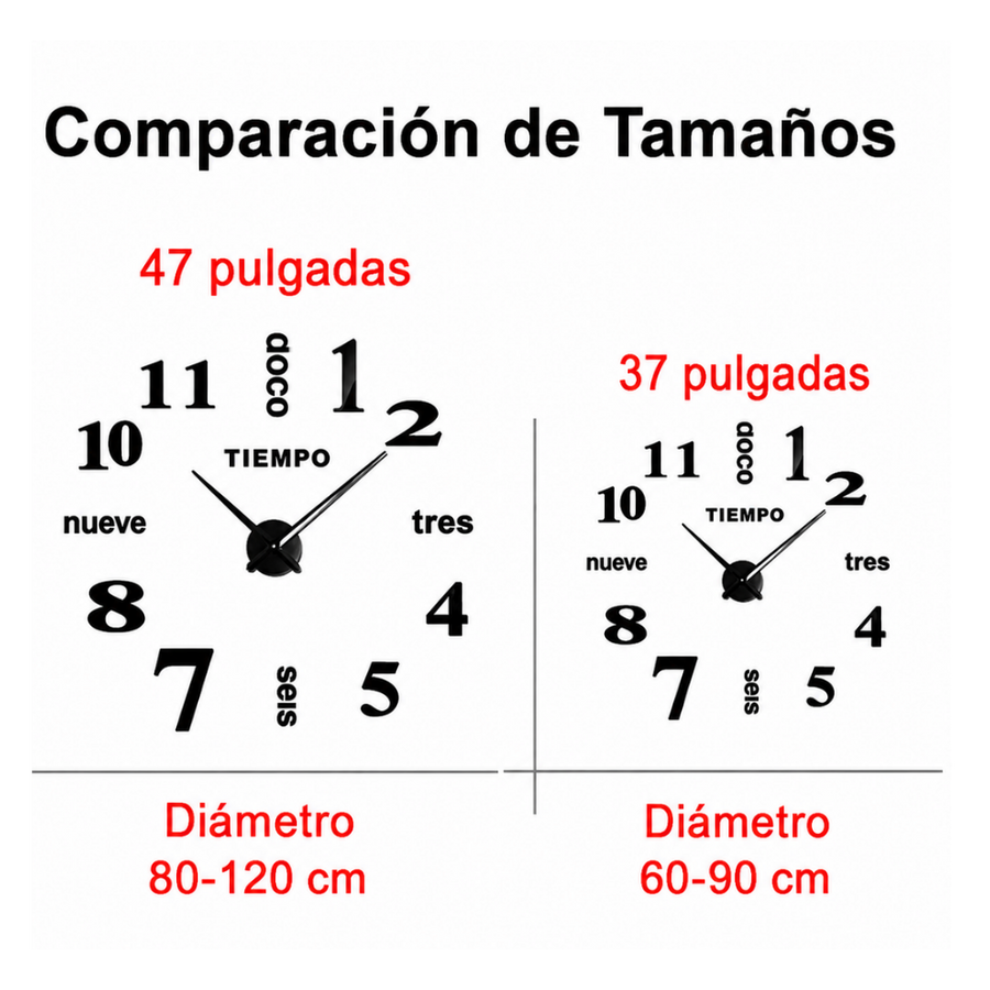 Reloj de Pared 3D