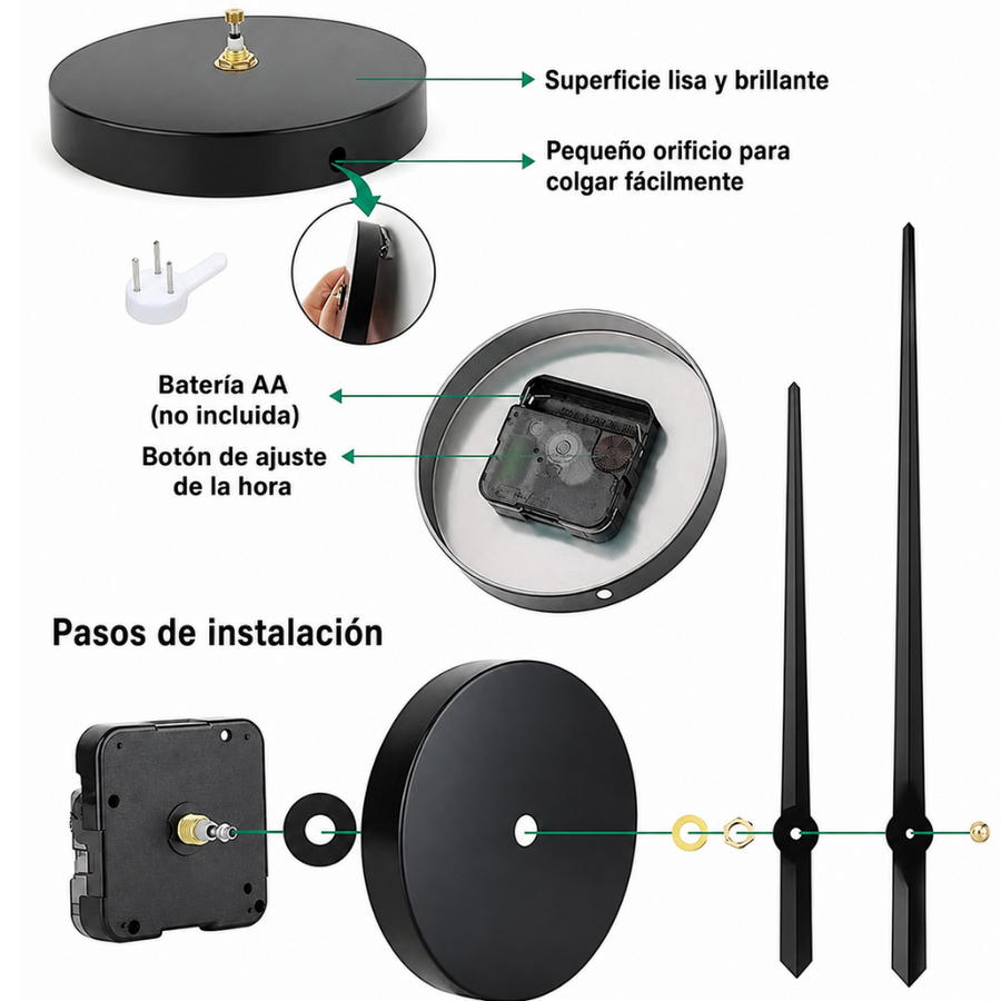 Reloj de Pared 3D