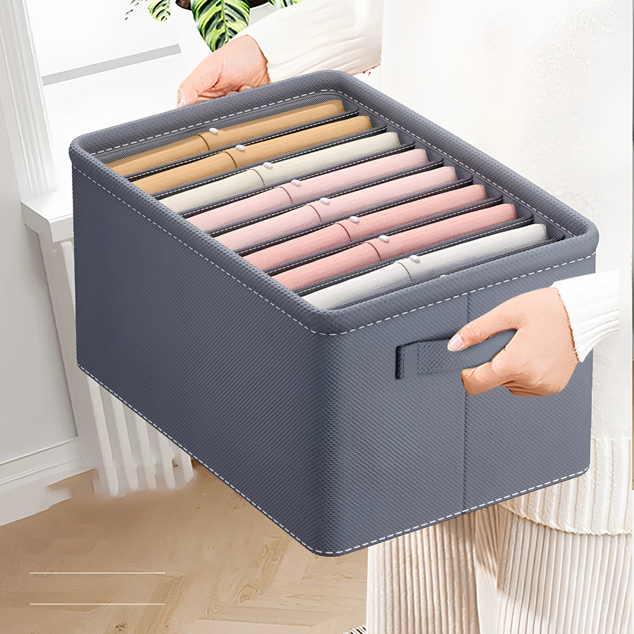Organizador de Ropa Plegable con Compartimentos
