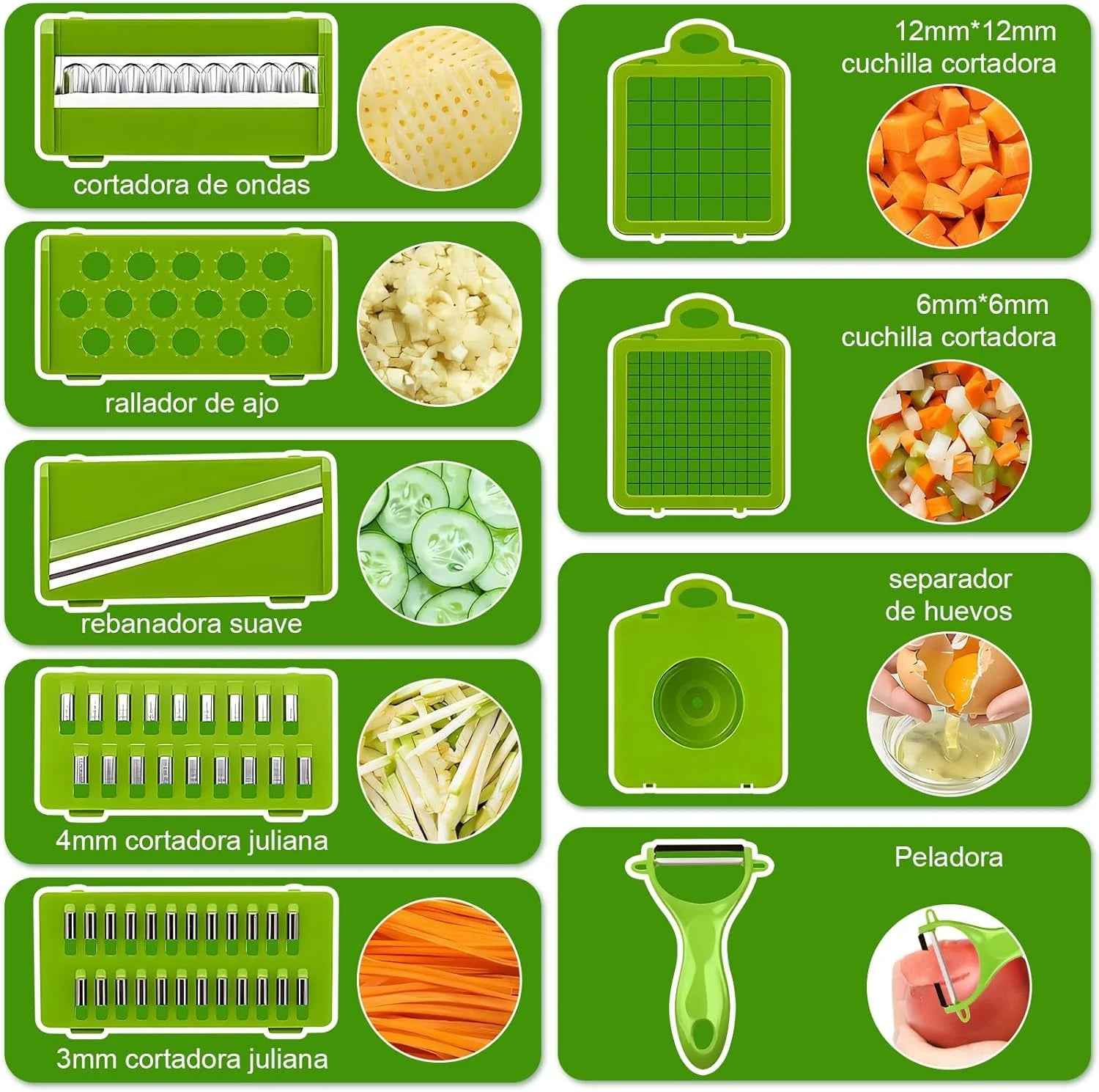 Picador de verdura 12 en 1
