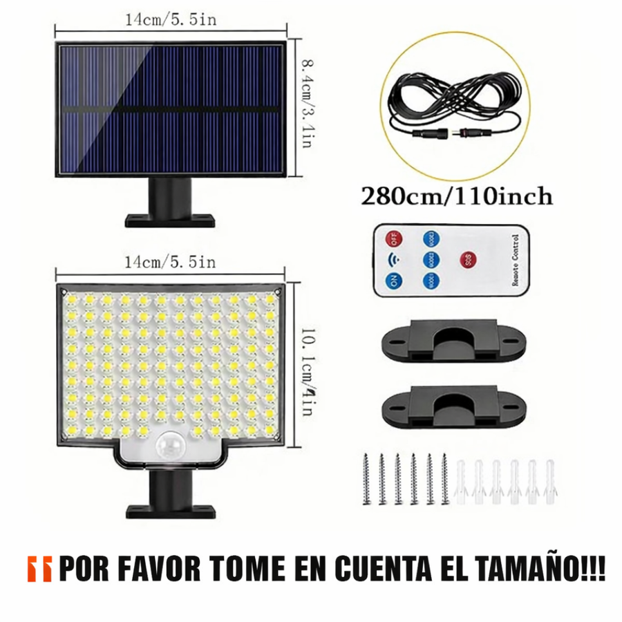 Lámpara Solar 106LED