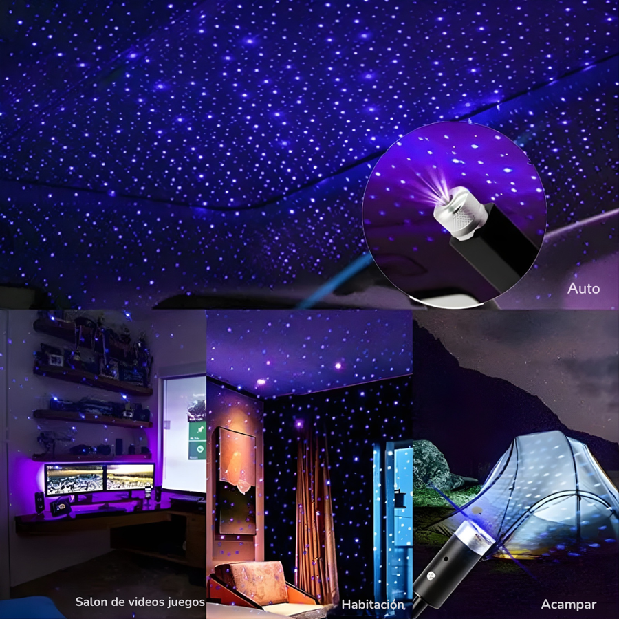 Mini Proyector de Galaxia LED