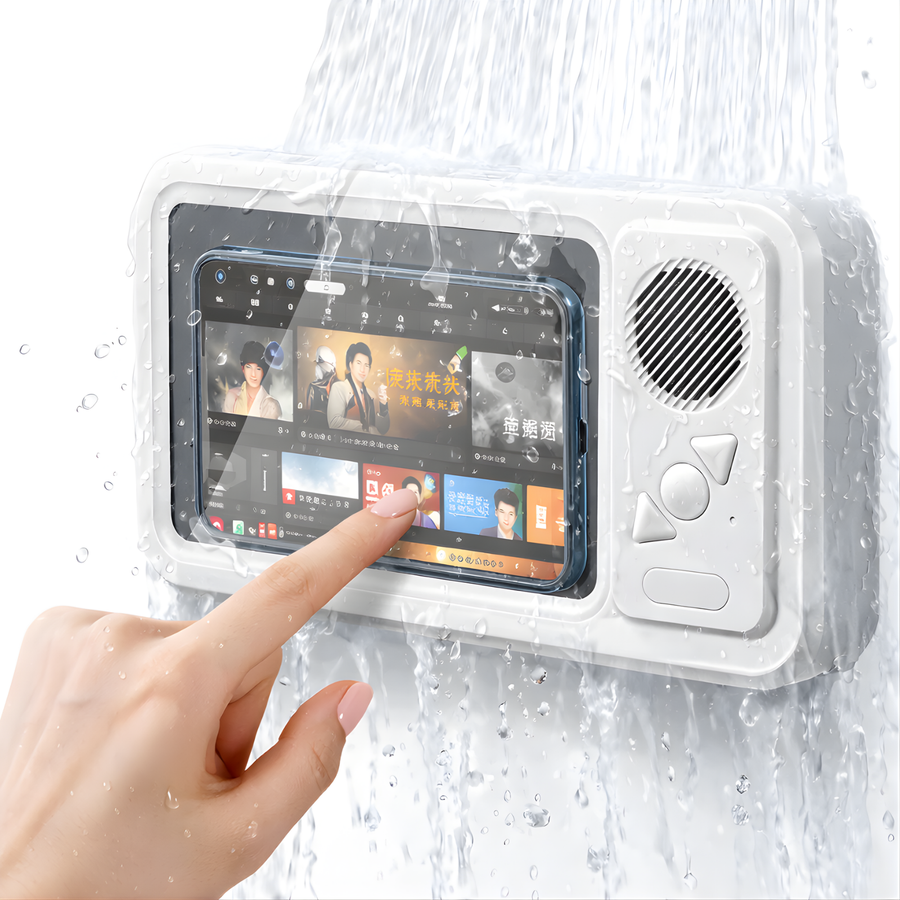 Protector de Celular con Altavoz Bluetooth y Pantalla Táctil