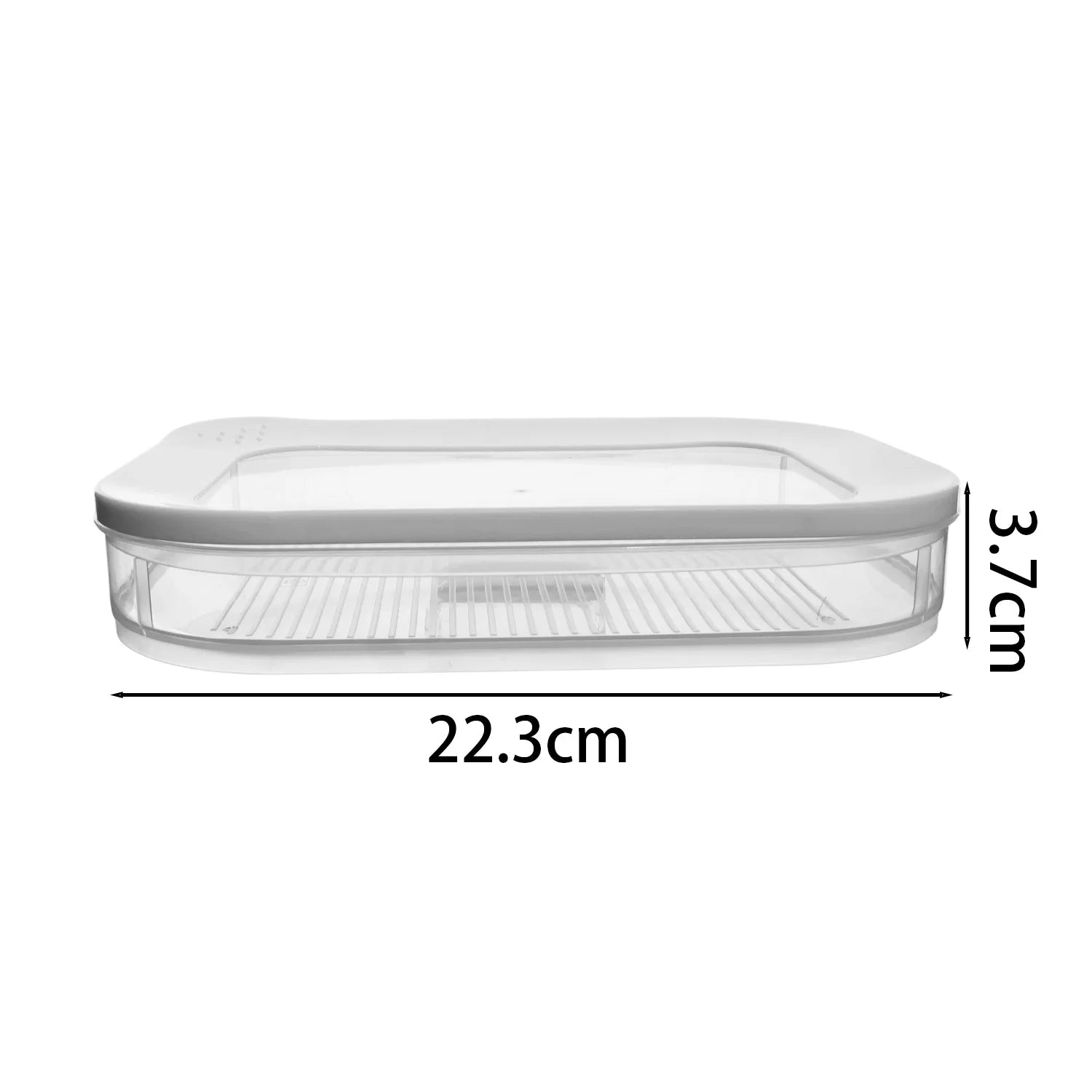 Meat Container for Fridge Bacon Lunch Meat Container for Refrigerator Meal Prep Containers Stackable Food Storage Boxes with Lid