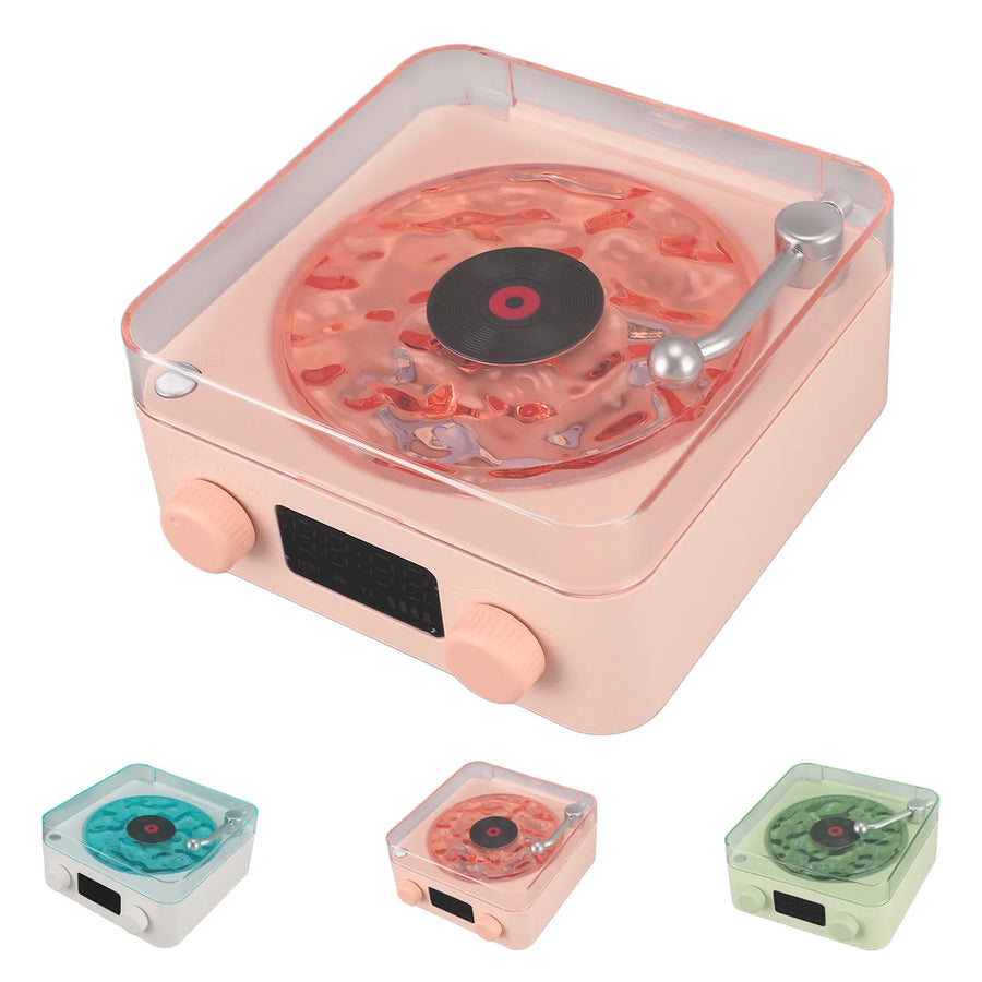 Parlante Retro con Bluetooth y Luces RGB