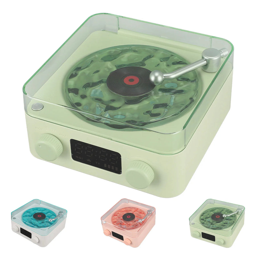 Parlante Retro con Bluetooth y Luces RGB