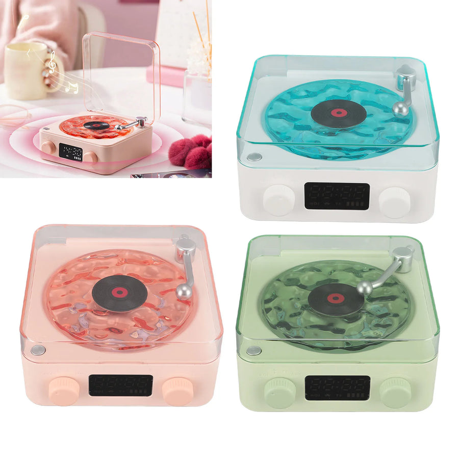 Parlante Retro con Bluetooth y Luces RGB