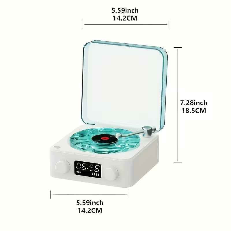 Parlante Retro con Bluetooth y Luces RGB