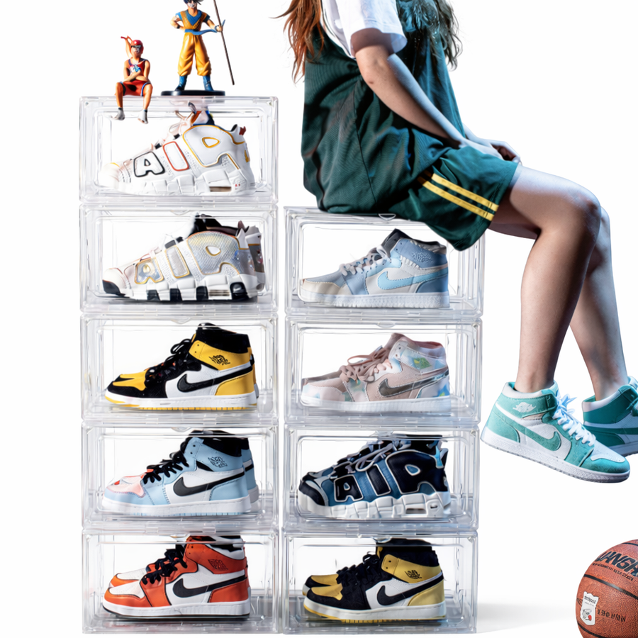 6 Cajas de Zapatos Transparentes