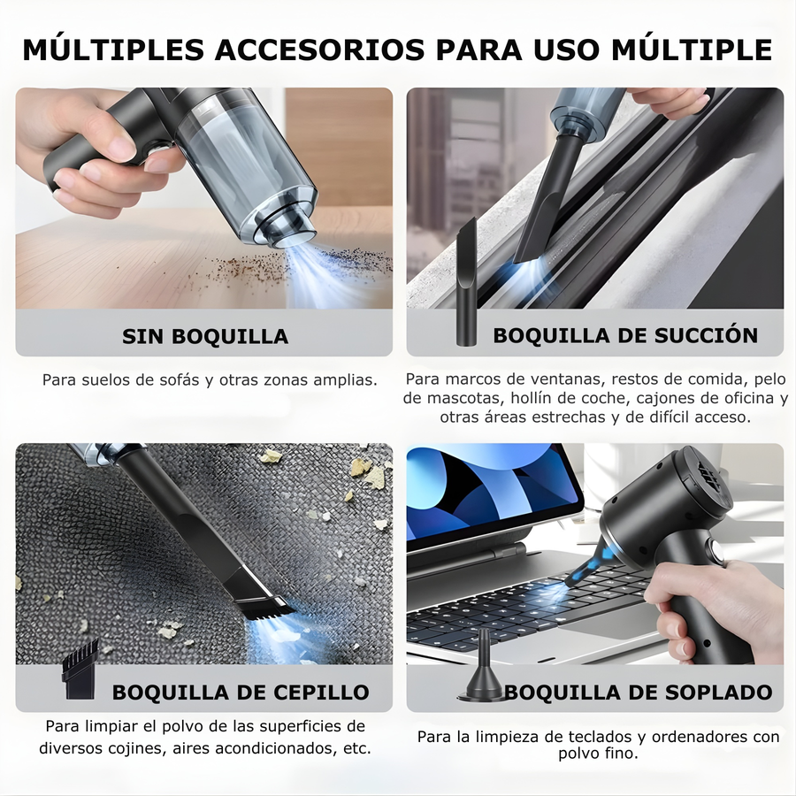 Aspiradora Inalámbrica 4 en 1